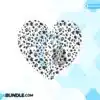 Heart Grunge Distressed Dalmatian Print heart-grunge-distressed-dalmatian-print