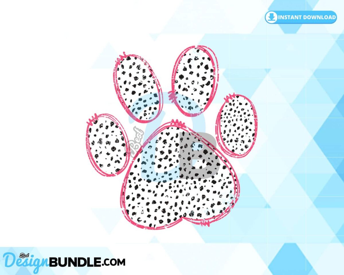 dog-paw-dalmatian-print-grunge-distresse