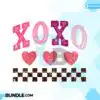 Xoxo Hearts Retro Valentines Day PNG xoxo-hearts-retro-valentines-day-png