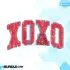 Xoxo Valentines Day Retro Varsity PNG xoxo-valentines-day-retro-varsity-png