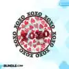 Xoxo Hearts Love Vibes Retro Sublimation xoxo-hearts-love-vibes-retro-sublimation