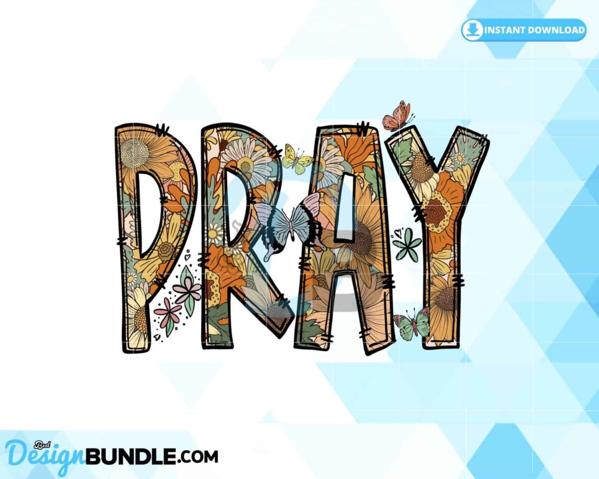 pray-flowers-christian-sublimation