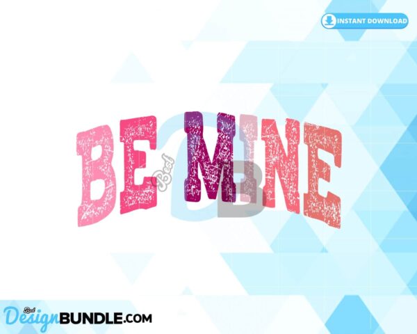 be-mine-vibes-retro-valentine-distressed