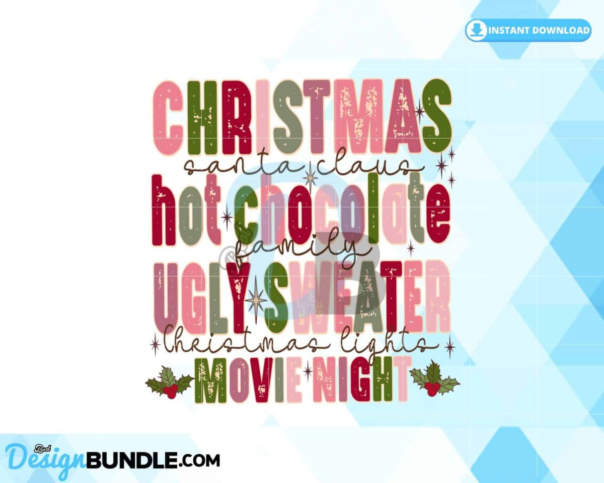christmas-hot-chocolate-quote-retro-png