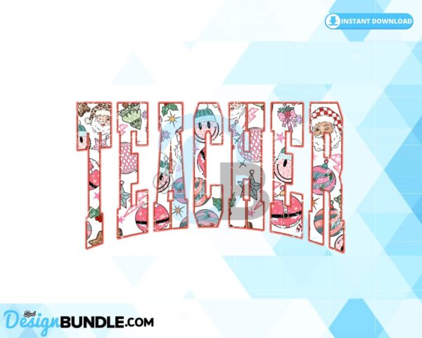 teacher-merry-christmas-vibes-groovy-png