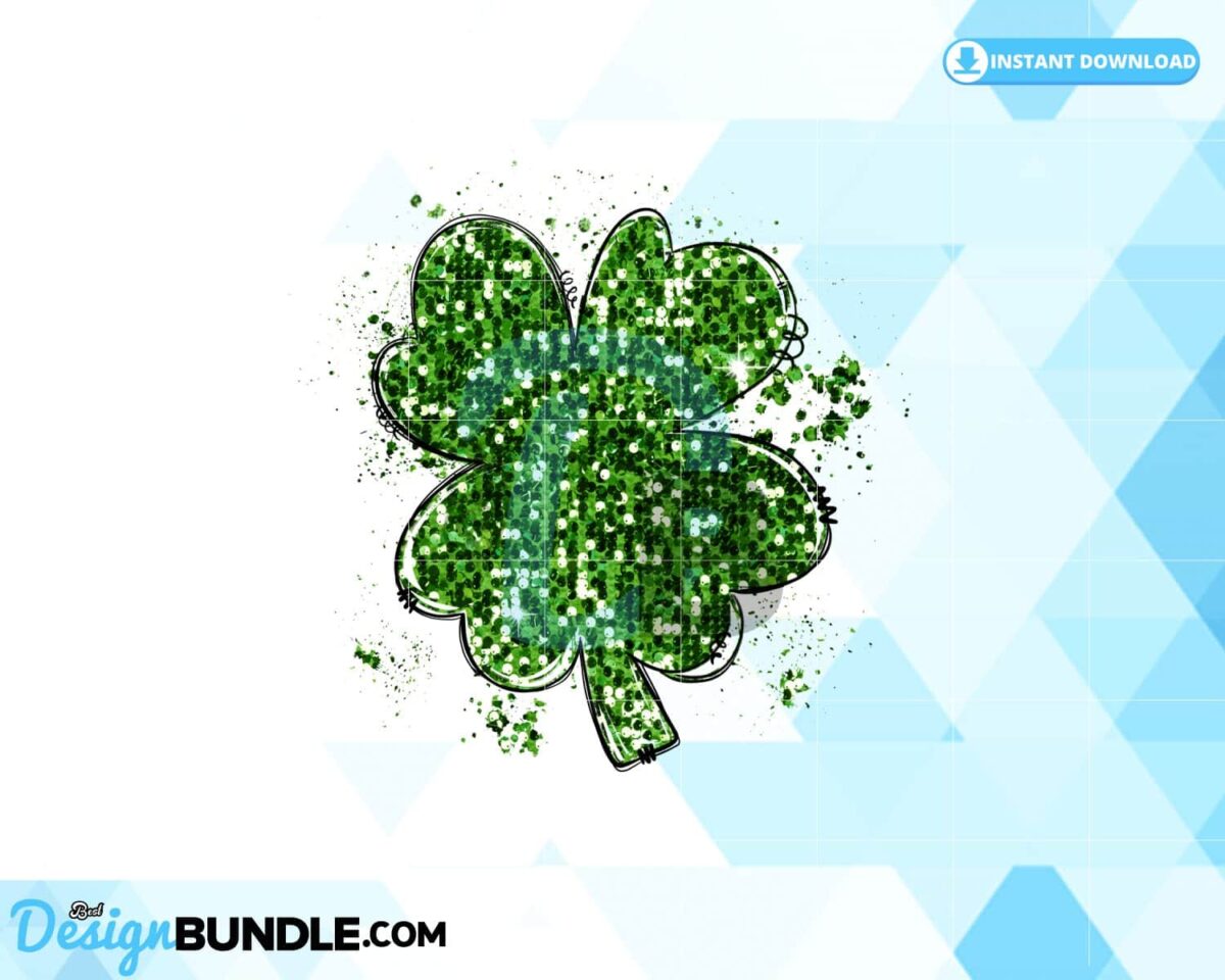 shamrock-sequins-glitter-splatter-png