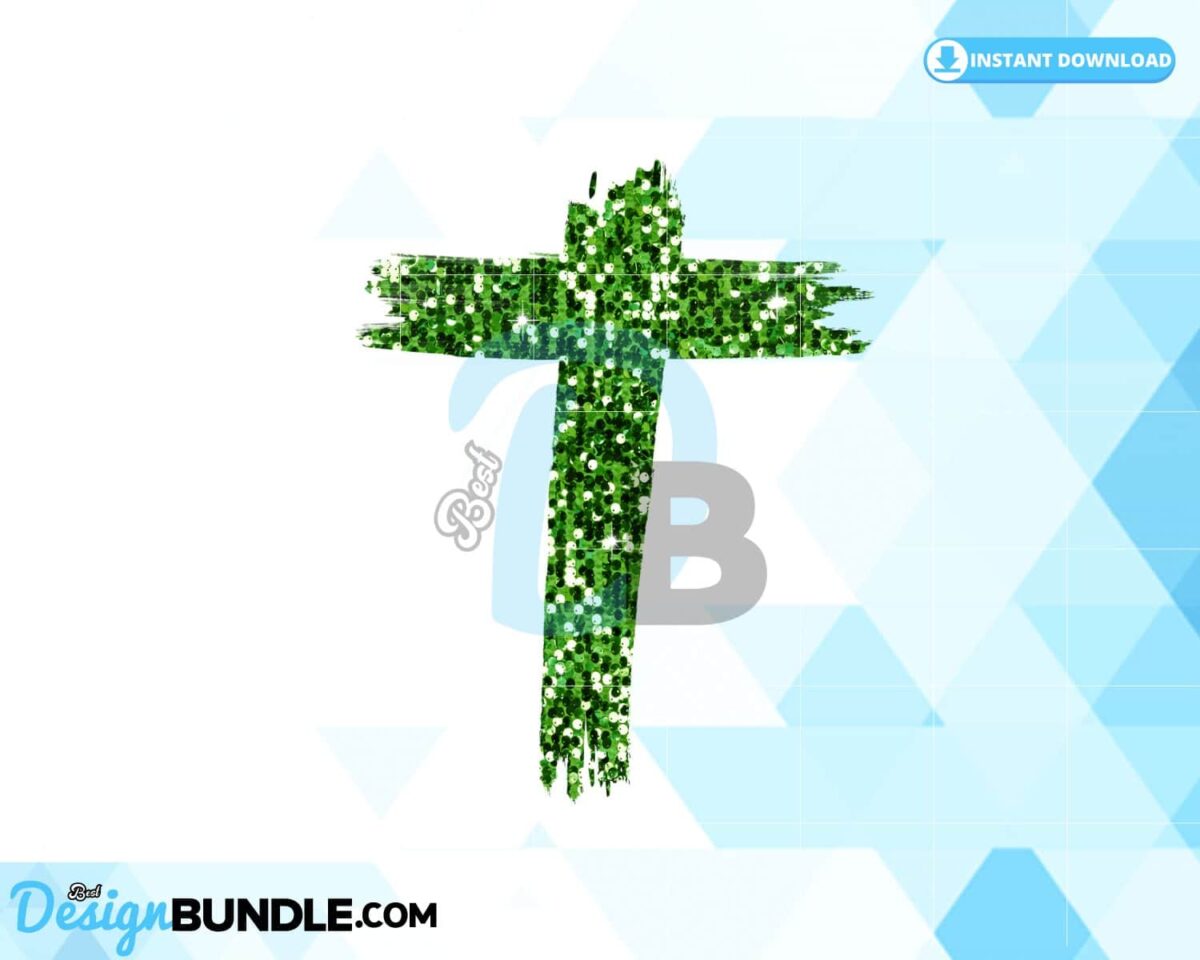 christmas-cross-glam-sequin-glitter-png