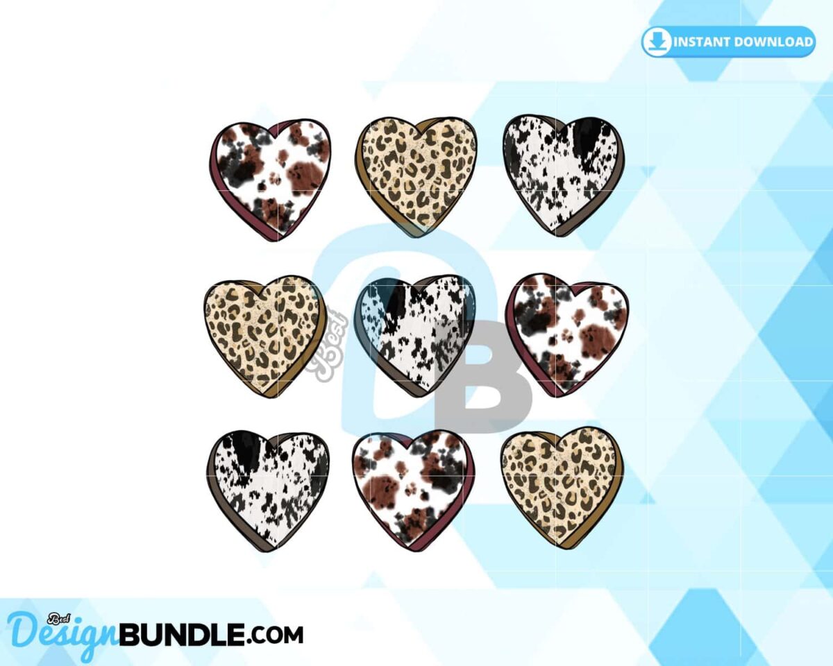cowhide-heart-valentine-candy-leopard