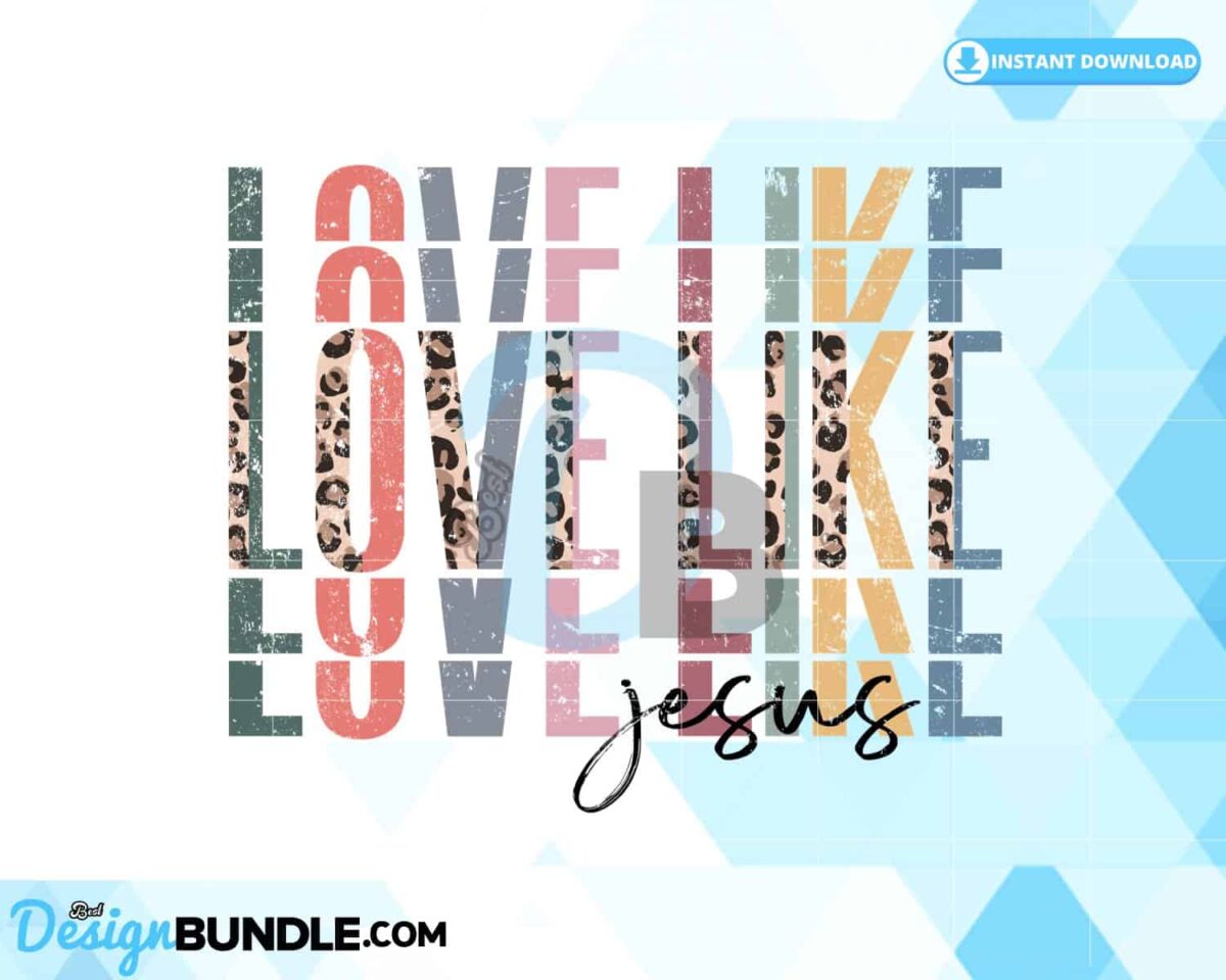 love-like-jesus-christian-quote-retro