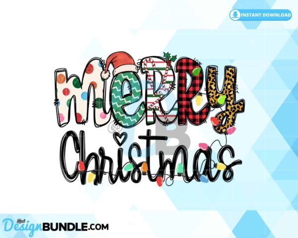 merry-christmas-lights-doodle-lettered
