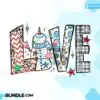 Love Christmas Snowman Letter Doodle PNG love-christmas-snowman-letter-doodle-png