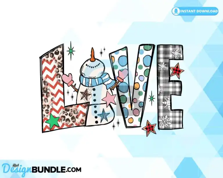 love-christmas-snowman-letter-doodle-png