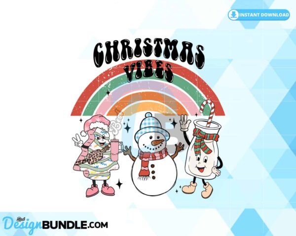 christmas-vibes-retro-rainbow-tree-cakes