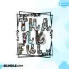 Thankful Vibes Cowhide Leopard Frame PNG thankful-vibes-cowhide-leopard-frame-png