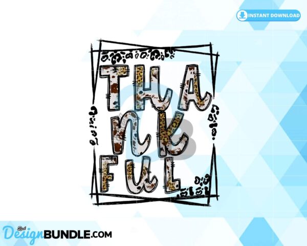 thankful-vibes-cowhide-leopard-frame-png