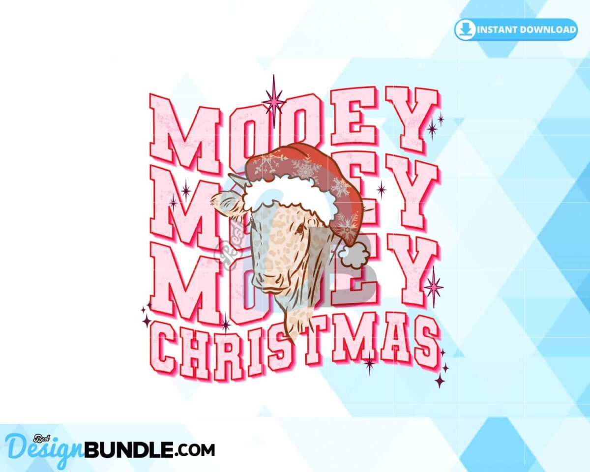 mooey-christmas-retro-western-png