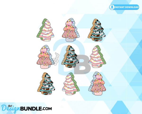 christmas-tree-cakes-cowhide-sublimation