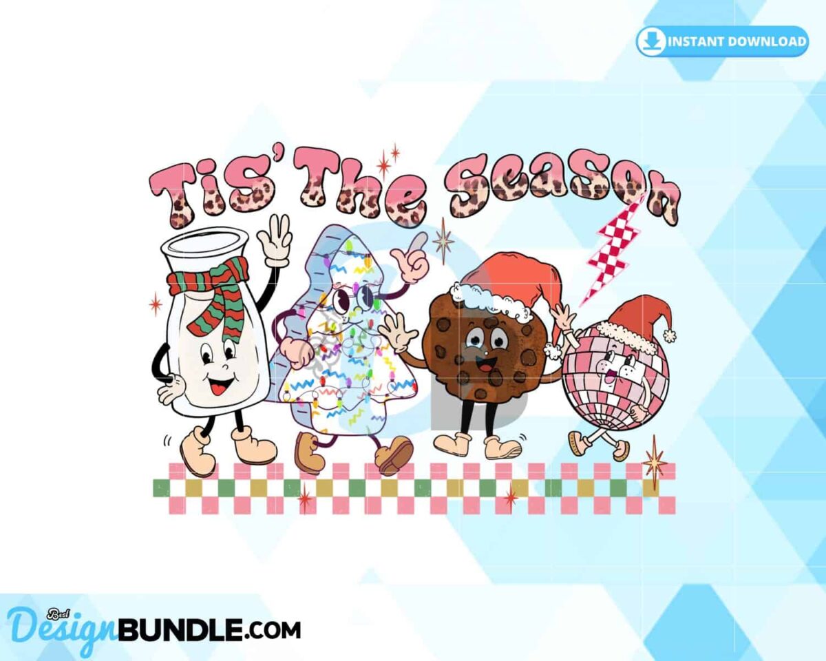 tis-the-season-retro-christmas-cute-png