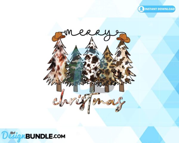 merry-christmas-tree-western-cowhide-png