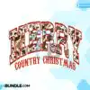 Merry Country Christmas Cowhide Retro merry-country-christmas-cowhide-retro