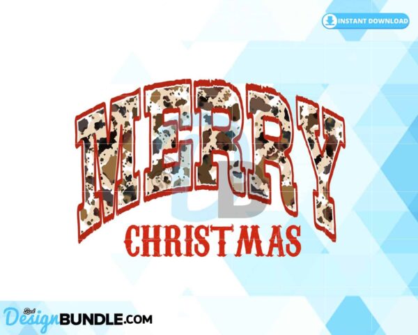 merry-country-christmas-cowhide-retro