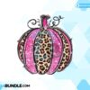 pumpkin-leopard-pink-glitter-sublimation