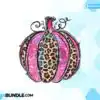 pumpkin-leopard-pink-glitter-sublimation