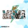 mama-western-cow-turquoise-lightning-png