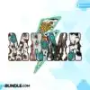 mama-western-cow-turquoise-lightning-png