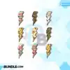 Lightning Bolt Sublimation Boho Flower lightning-bolt-sublimation-boho-flower