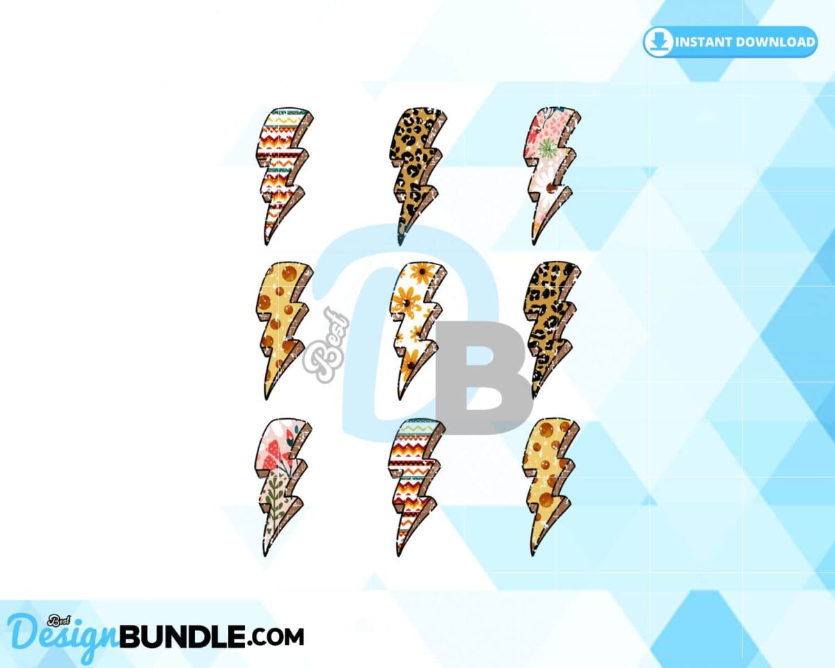 lightning-bolt-sublimation-boho-flower