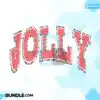 Jolly Christmas Retro Leopard Distressed jolly-christmas-retro-leopard-distressed