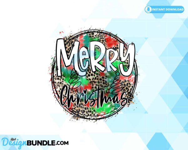 merry-christmas-season-tie-dye-print-png