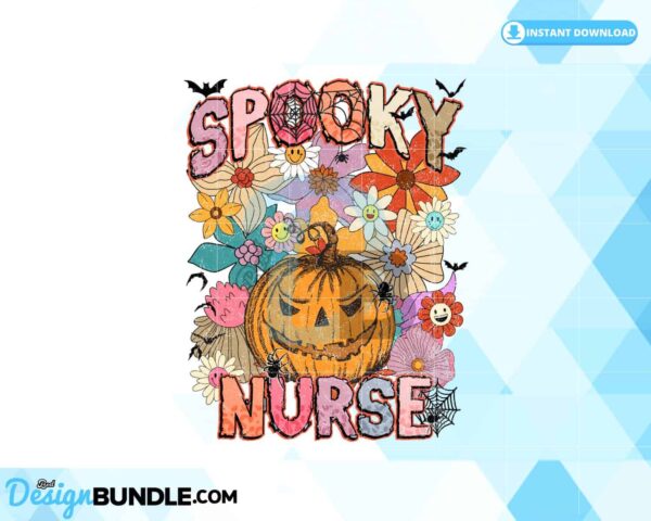 spooky-nurse-halloween-retro-flowers-png
