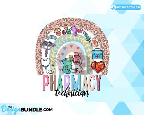 pharmacy-technician-png-rainbow-boho