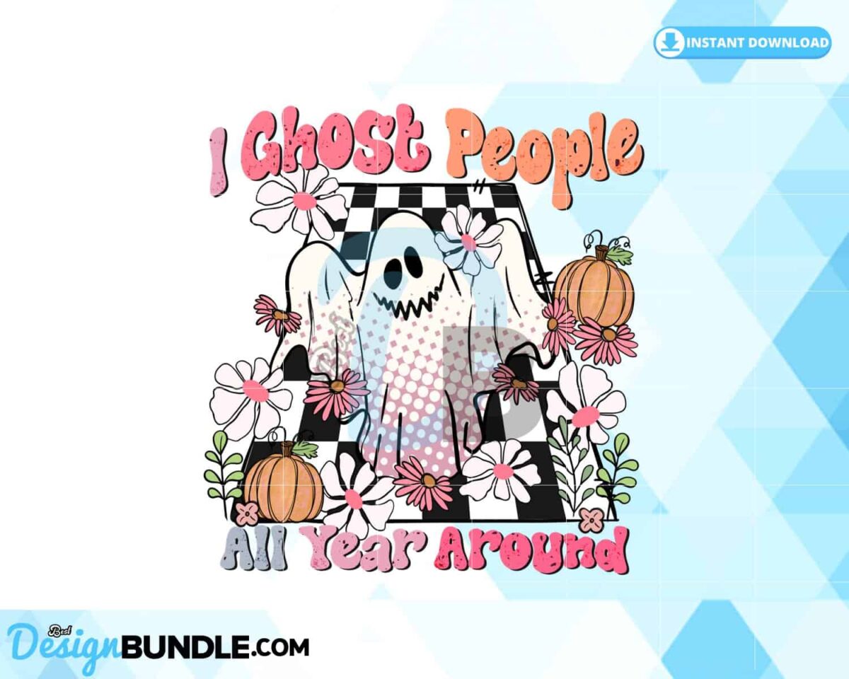 retro-ghost-flowers-spooky-season-floral