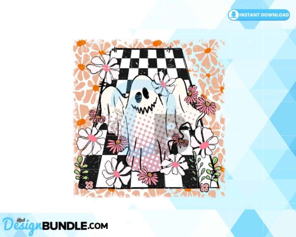 retro-ghost-flowers-spooky-season-floral