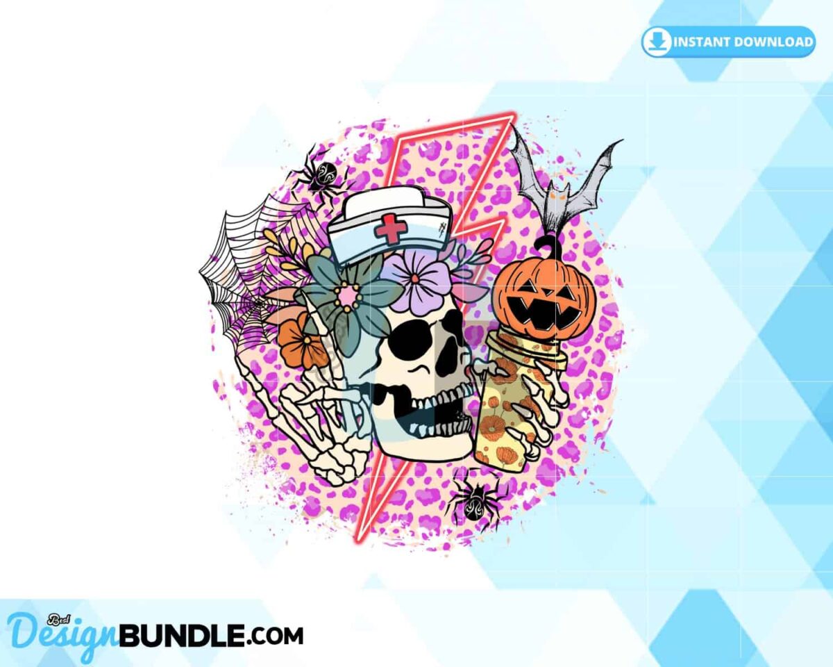 retro-nurse-halloween-coffee-spooky-png