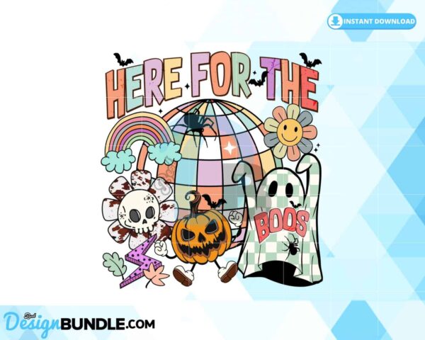 retro-halloween-groovy-disco-cute-ghost