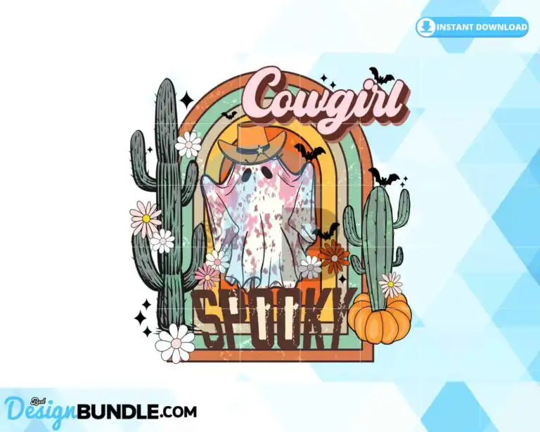 cowgirl-spooky-retro-halloween-cactus