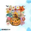 Trick or Treat Retro Flowers Halloween trick-or-treat-retro-flowers-halloween