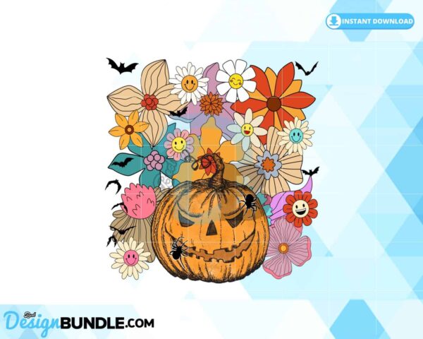trick-or-treat-retro-flowers-halloween