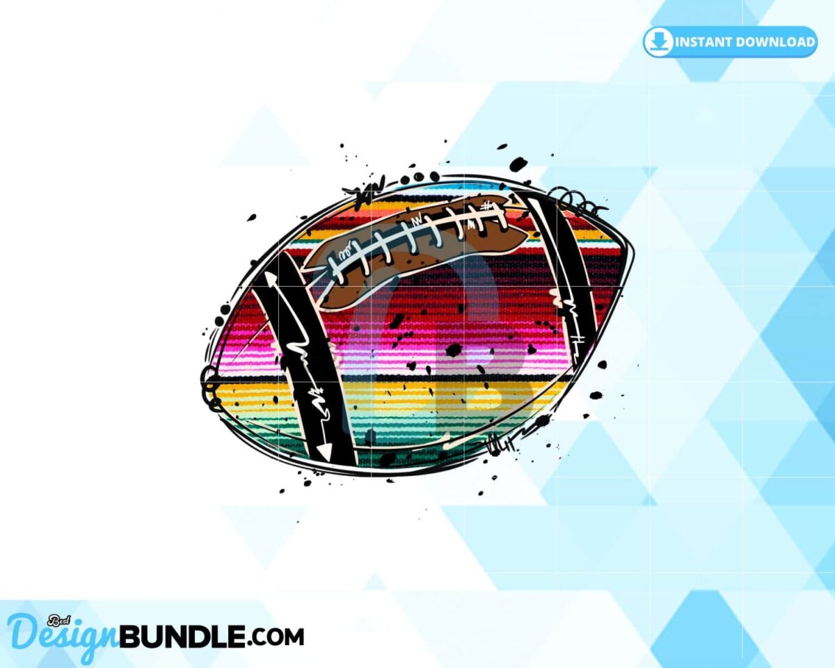 football-serape-western-grunge-print