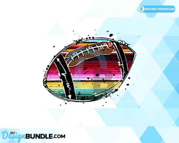 football-serape-western-grunge-print