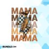 football-mama-stacked-lightning-bolt-png