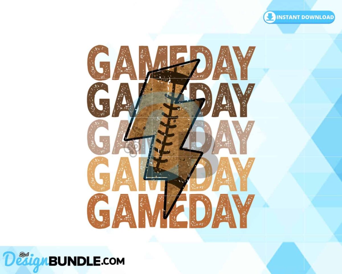 game-day-football-stacked-lightning-bolt