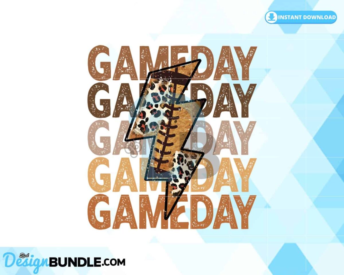 game-day-football-stacked-lightning-bolt