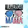 All American Mama USA Flag Retro PNG all-american-mama-usa-flag-retro-png
