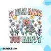 Retro Wildflowers Mental Health Boho PNG retro-wildflowers-mental-health-boho-png