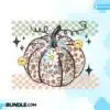 Retro Pumpkin Season Checkered PNG retro-pumpkin-season-checkered-png